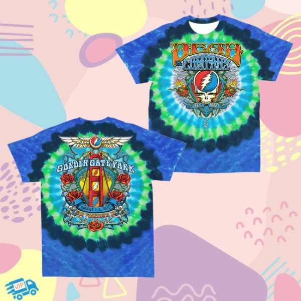 kenny Dead And Company Merch Golden Gate Park Tie Dye Tee1
