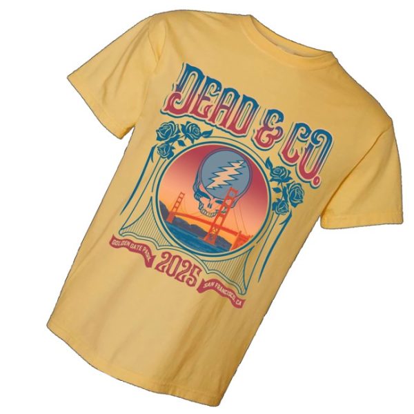 kenny Dead Company Merch Store Golden Gate Park Mustard Shirts