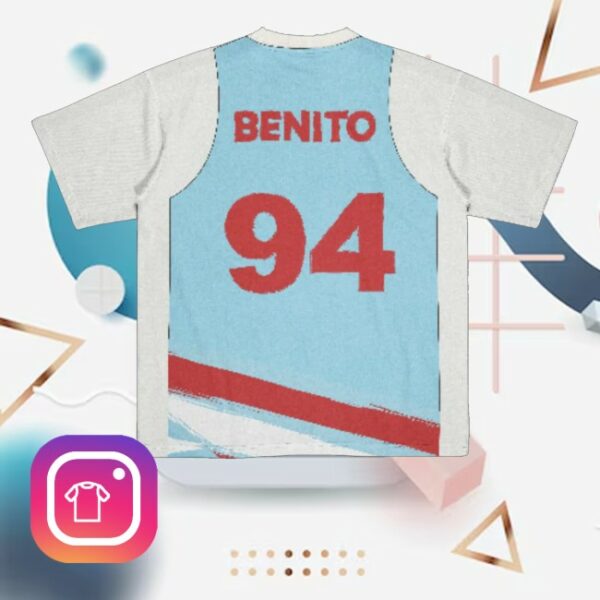 kenny Debi Tirar Mas Fotos Shop Merch Store Tee Jersey White Blue Shirt