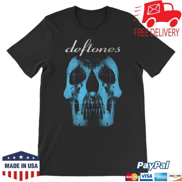kenny Deftones Merch Blue Skull Shirt
