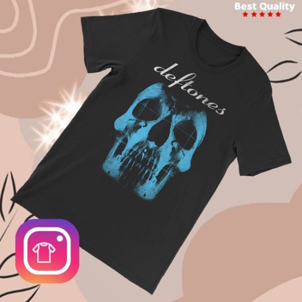 kenny Deftones Merch Blue Skull Shirt1