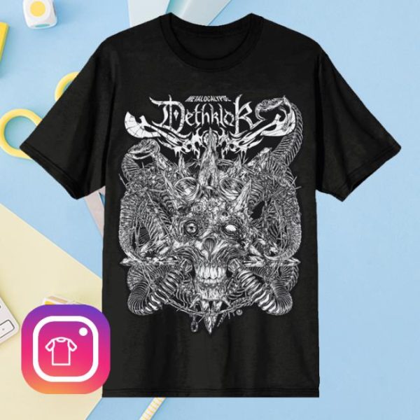 kenny Dethklok Merch Shop Store Snakebones Skull Shirt