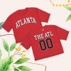kenny Dicks Sporting Goods Merch Where Im From Womens Atlanta Red 2 Hit Cropped Short Sleeve Shirt1