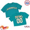 kenny Dicks Sporting Goods Merch Where Im From Womens Jacksonville Teal 2 Hit Cropped Short Sleeve Shirt1