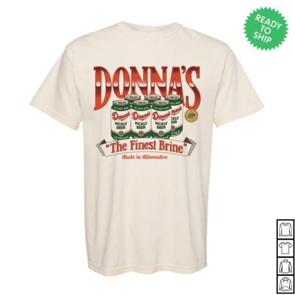 kenny Donnas Pickle Beer Merch Store Shop Donnas Six Pack Tee