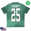 kenny Dreamville Festival Merch Dv 25 Varsity Letters Washed Cedar Tee