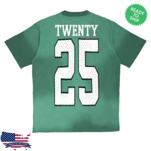 kenny Dreamville Festival Merch Dv 25 Varsity Letters Washed Cedar Tee kenny Dreamville Festival Merch Dv 25 Varsity Letters Washed Cedar Tee