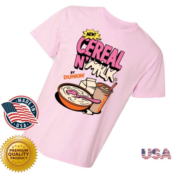 kenny Dunkin Pop Up Shop Cereal N Milk Heavy Weight Shirts