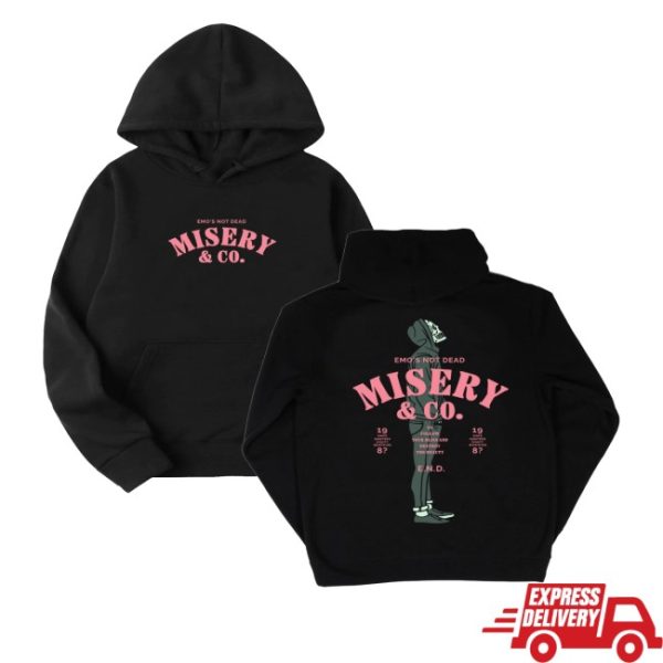 kenny Emos Not Dead Misery Co Hoodiess
