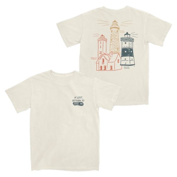 kenny Erie Apparel Merch If Lost Return To Erie Pa Tee0