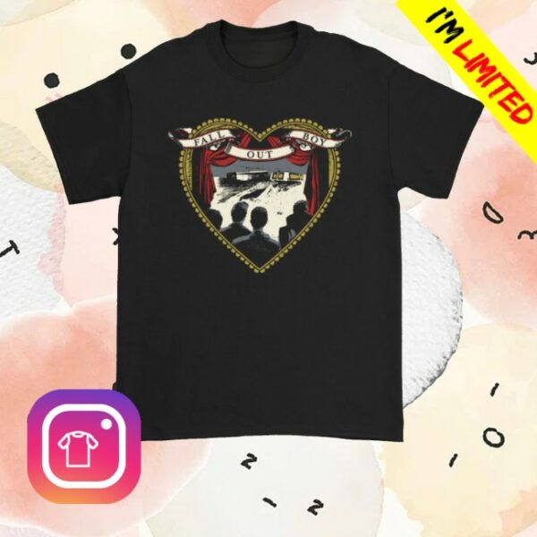 kenny Fall Out Boy Merch Store Album Cover Heart Shirt