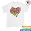kenny Fall Out Boy Merch Store Scratch Heart Logo Shirt