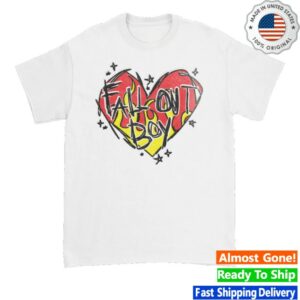 kenny Fall Out Boy Merch Store Scratch Heart Logo Shirt kenny Fall Out Boy Merch Store Scratch Heart Logo Shirt