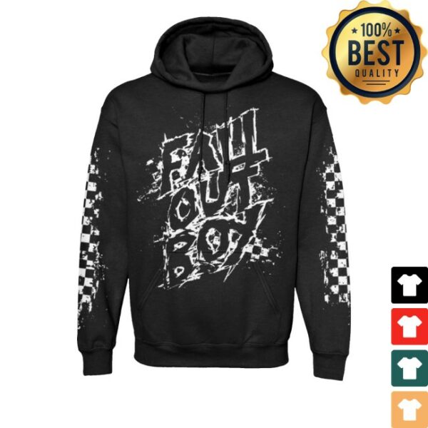 kenny Fall Out Boy Merch Store Scratch Logo Hoodie