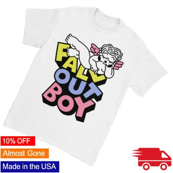 kenny Fall Out Boy Merch Store Sleepy Angel Logo Shirts