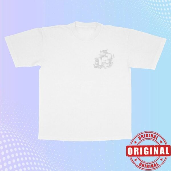 kenny Fuerza Regida Shop Merch Dove White Tee