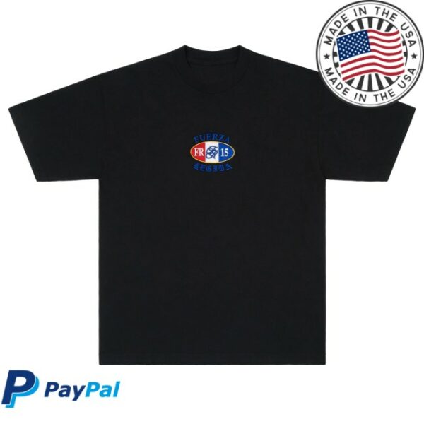 kenny Fuerza Regida Shop Merch Paris Black Tee