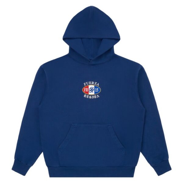 kenny Fuerza Regida Shop Merch Paris Hoodie Navy1