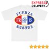 kenny Fuerza Regida Shop Merch Paris White Tee1
