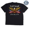 kenny Full Send Merch Full Send Freedom Black Shirt