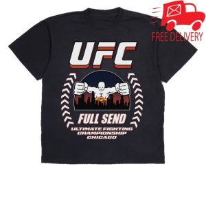 kenny Full Send Merch Store Ufc Chicago Cage Black Shirt