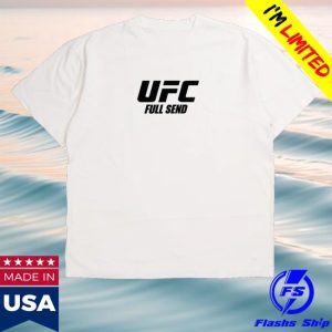 kenny Full Send Merch Store Ufc Chicago Skyline White Shirt