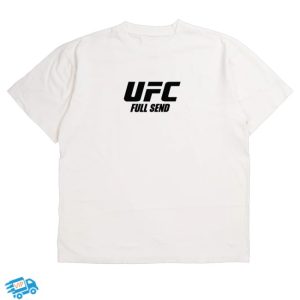 kenny Full Send Merch Ufc Chicago Skyline White Shirt