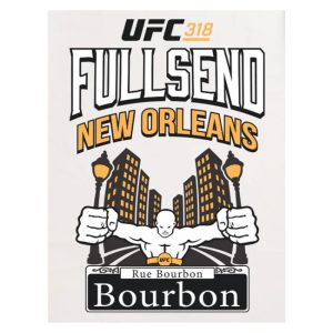 kenny Full Send Merch Ufc New Orleans White Shirt1