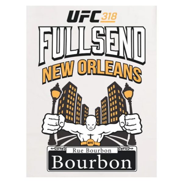 kenny Full Send Merch Ufc New Orleans White Shirt1