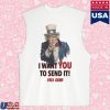 kenny Full Send Merch Uncle Send White Muscle Shirt