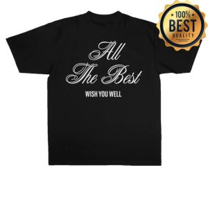 kenny G Eazy Merch Shop All The Best Wish You Well Statement Black Shirt