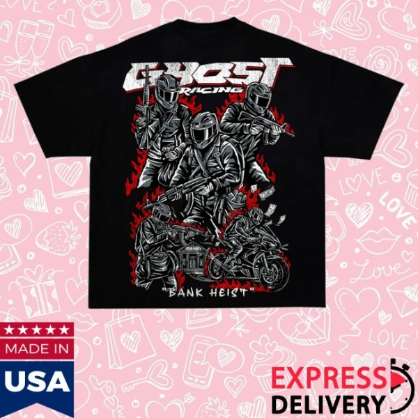 kenny Ghost Racing Merch Store Bank Heist Shirts