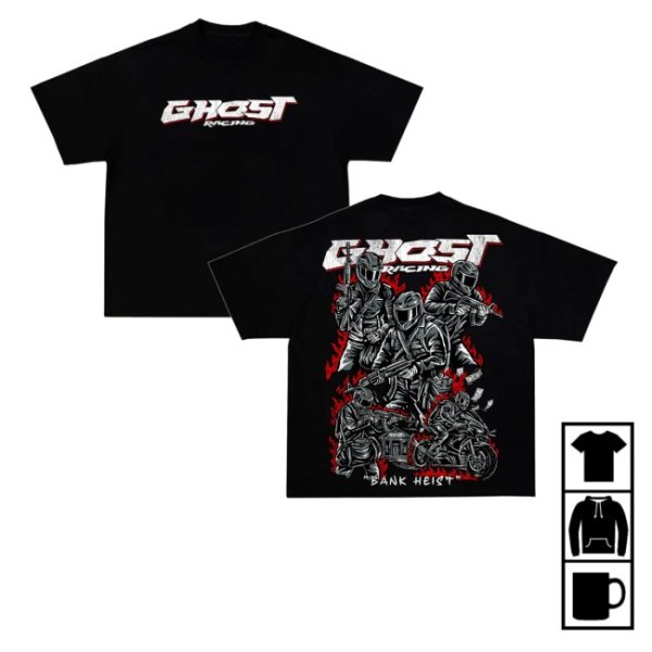 kenny Ghost Racing Merch Store Bank xHeist Shirt
