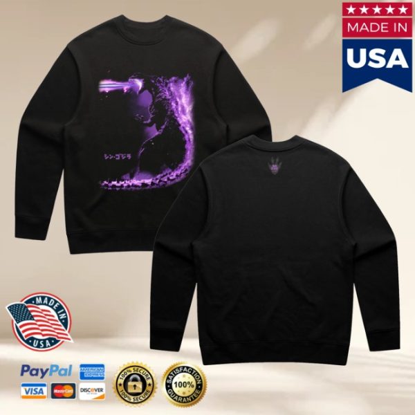 kenny Godzilla Merch Store Shin Godzilla Black Sweatshirtss