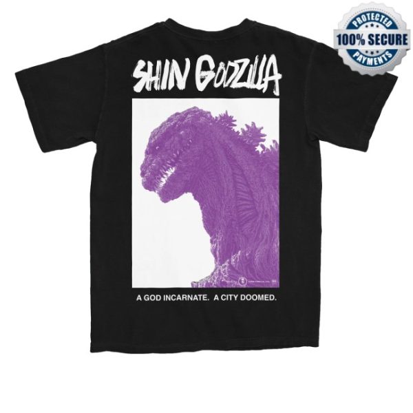 kenny Godzilla Merch Store Shin Godzilla Doomed Shirts Purple Variant