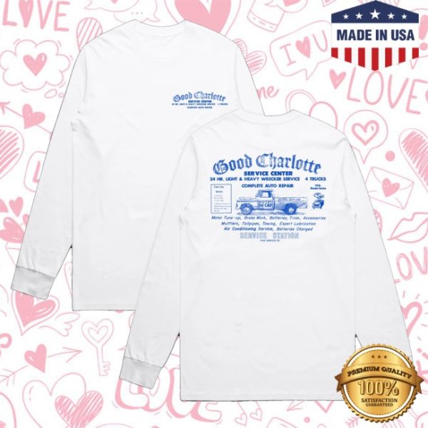 kenny Good Charlotte Merch Motel Du Cap Service Center Pickup Long Sleeve Shirt
