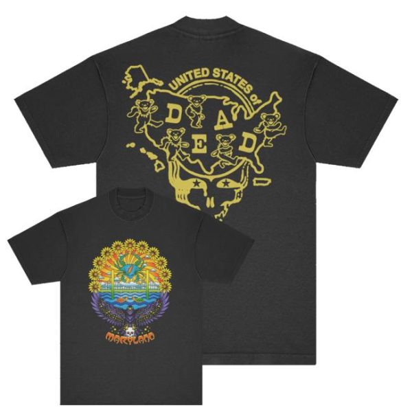 kenny Grateful Dead Merch Shop Store Maryland United States Of Dead Shirt
