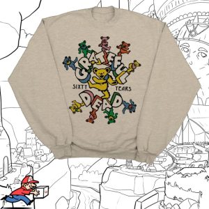 kenny Grateful Dead Merch Store 60Th Marching Bears Sweatshirt