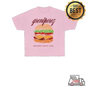 kenny Grentperez Merch Pink Cheeseburger Tee