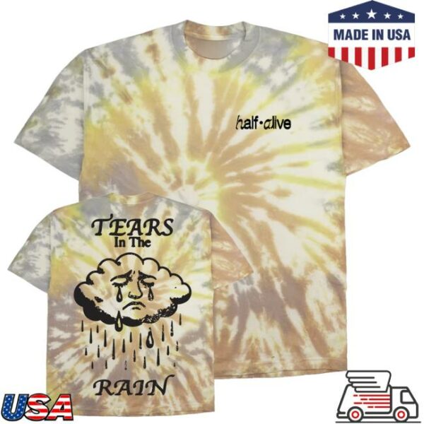 kenny Half Alive Merch Shop Store Tears In The Rain Dye Shirt