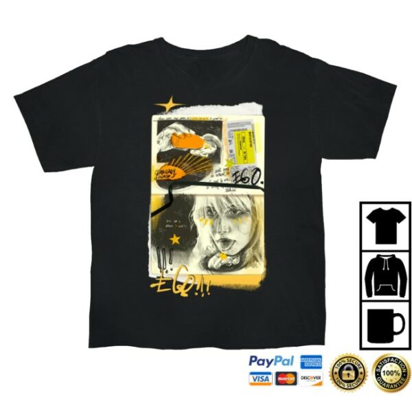 kenny Hayley Williams Merch Store Ego Black Shirt