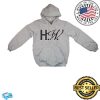 kenny Hayley Williams Merch Store Shop Hw Chenille Patch Zip Up Heather Grey Hoodie