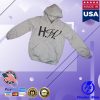 kenny Hayley Williams Merch Store Shop Hw Chenille Patch Zip Up Heather Grey Hoodiev