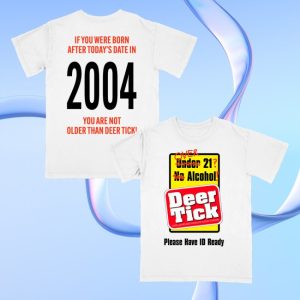 kenny Hello Merch Deer Tick 21St Birthday White Shirtss kenny Hello Merch Deer Tick 21St Birthday White Shirtss