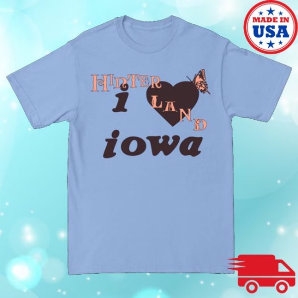 kenny Hinterland Iowa Merch I Heart Hinterland Tee