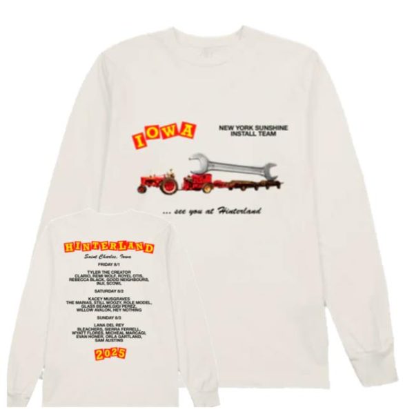 kenny Hinterland Iowa Merch Shop Store New York Sunshine Long Sleeve Shirt