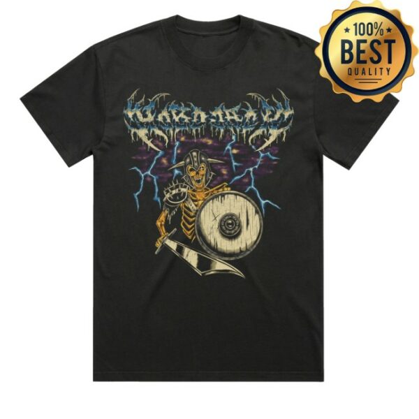 kenny Hobo Jack Merch Store Warlords Black Heavy Faded Band Shirta