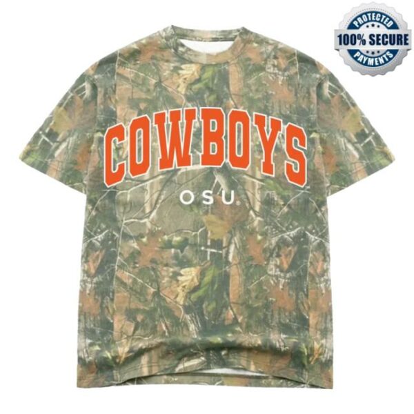 kenny Idared General Merch Shop Store Oklahoma State Cowboys Camo Shirt