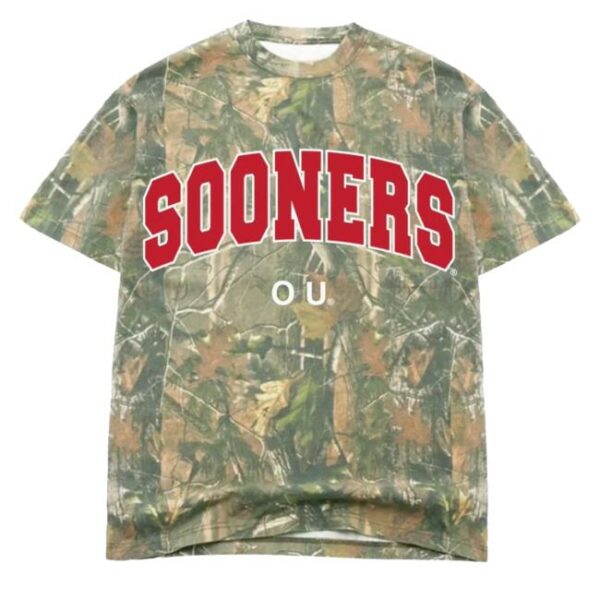 kenny Idared General Merch Shop Store University Of Oklahoma Sooners Camo Shirt