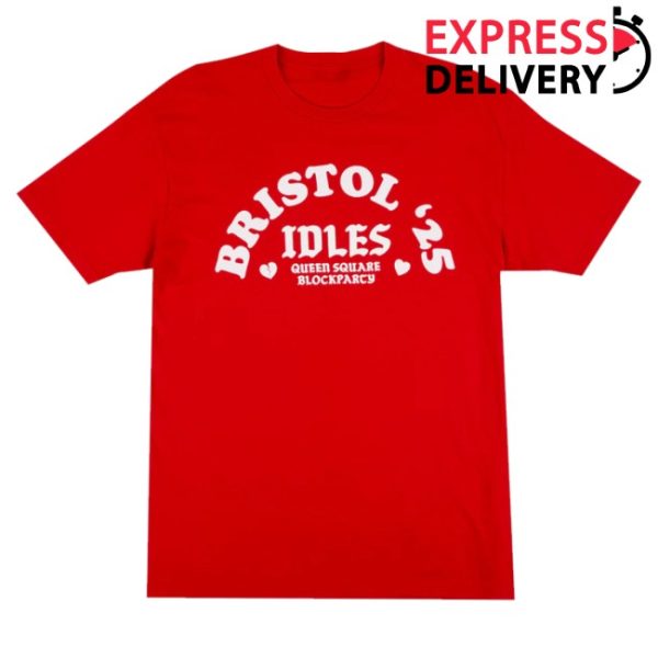 kenny Idles Merch Queen Square Block Party Flocked Shirt0